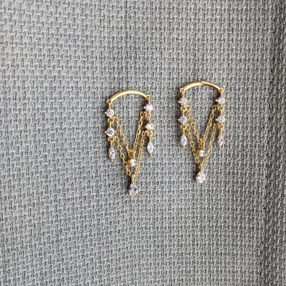 Pretty dangle earrings - Picture 3 of 3